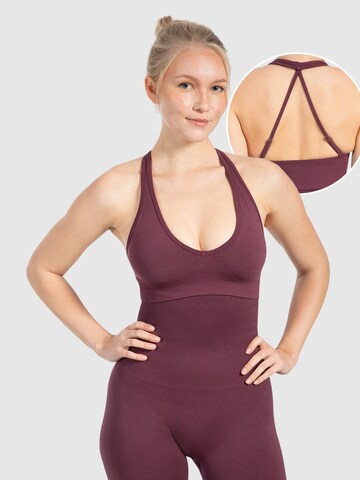 Smilodox Sporttop ' Daline ' in Lila: voorkant