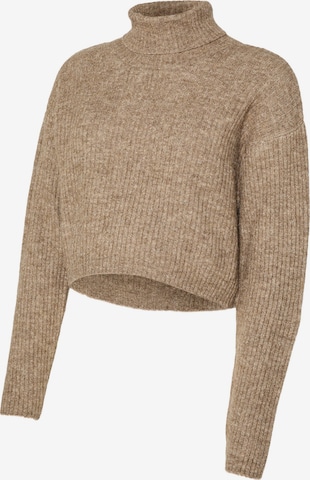MAMALICIOUS Top in Beige: voorkant