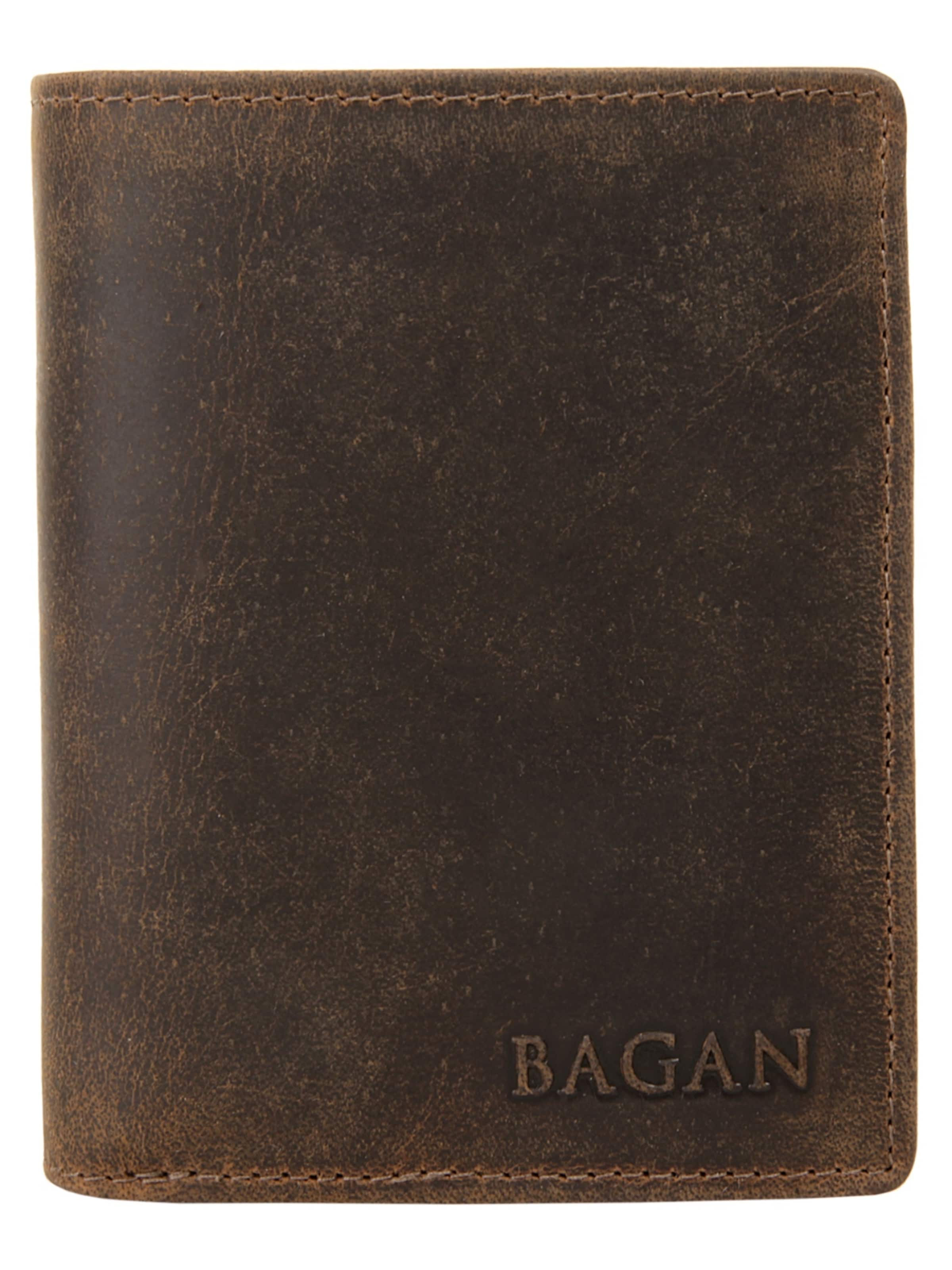 Bagan Wallet 'Bagan Geldbörse mit Kartenspender' in Brown: front