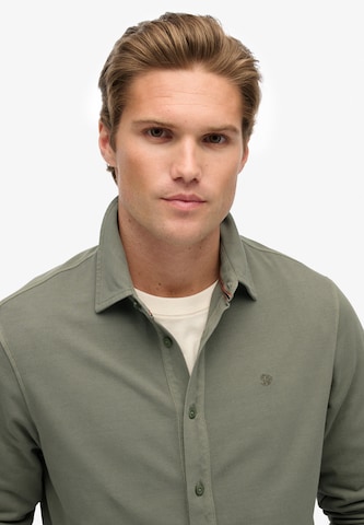 Superdry & Co Comfort Fit Hemd in Grün