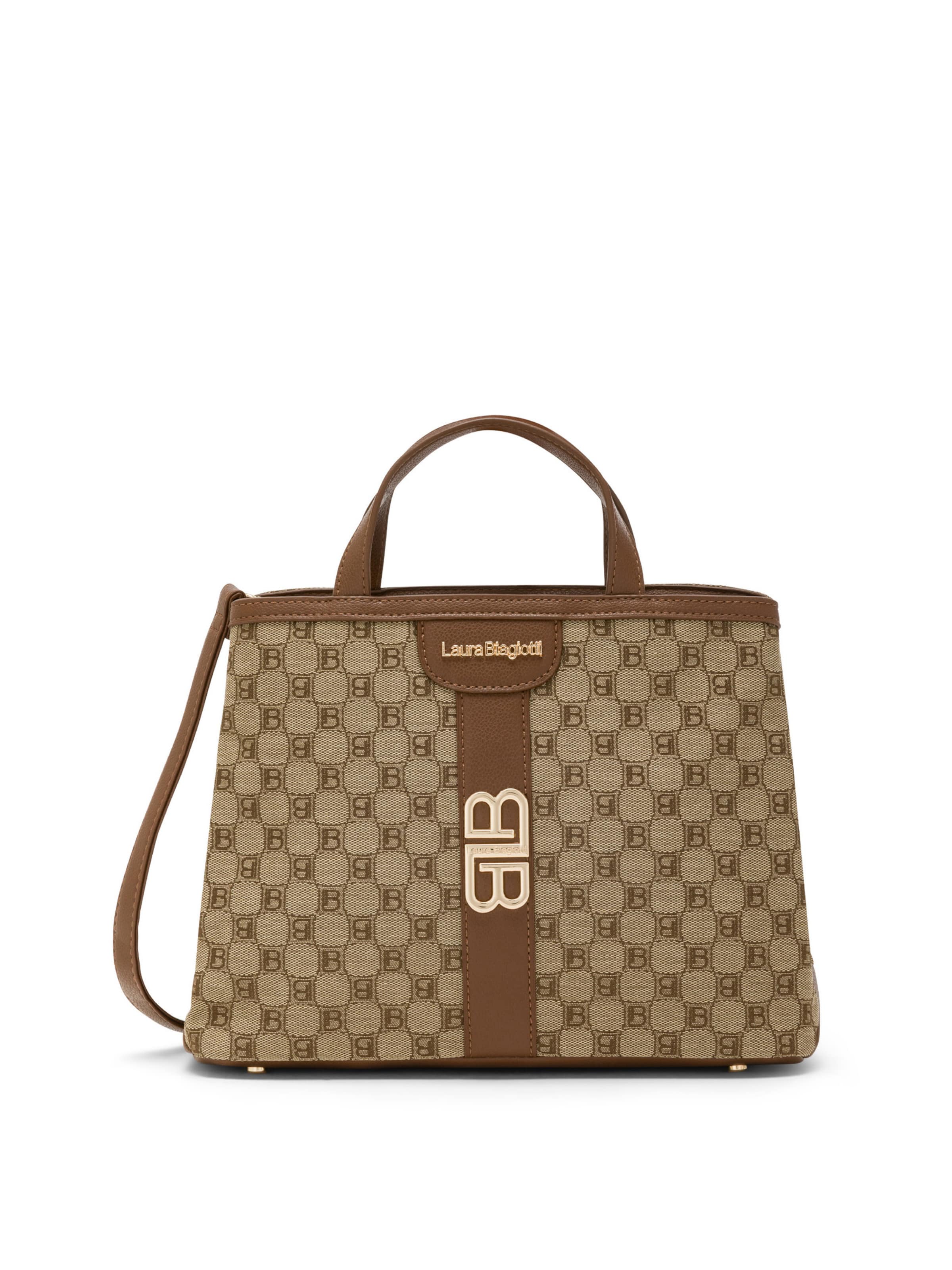 Borsa a mano 'Delray 3' di Laura Biagiotti in marrone: frontale