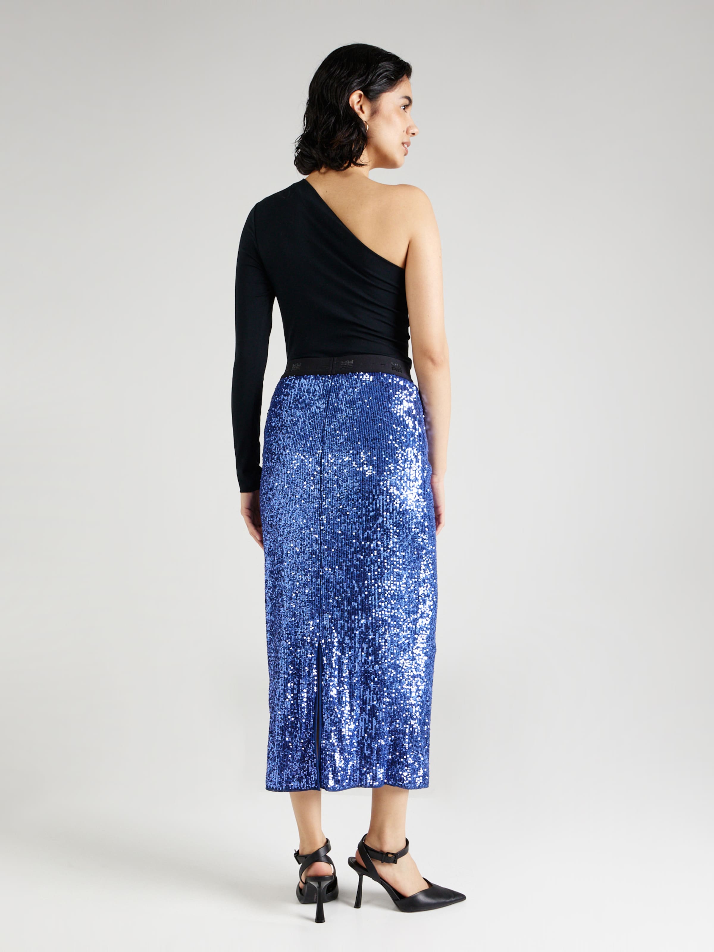 Riani Rok in Smoky Blue Ultramarine Blauw ABOUT YOU