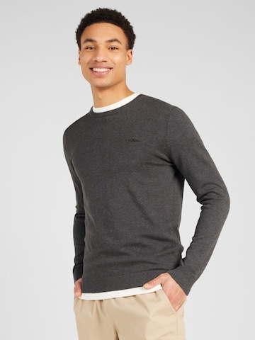 Pull-over s.Oliver en gris : devant