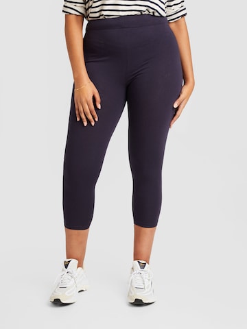 ONLY Carmakoma Skinny Leggings 'TIME' in Blue: front