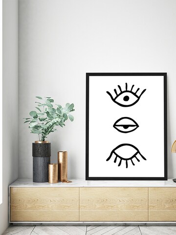 Liv Corday Image 'Eyes' in White