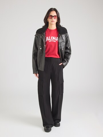 JOOP! Jeans Μπλουζάκι 'Toyah' σε κόκκινο