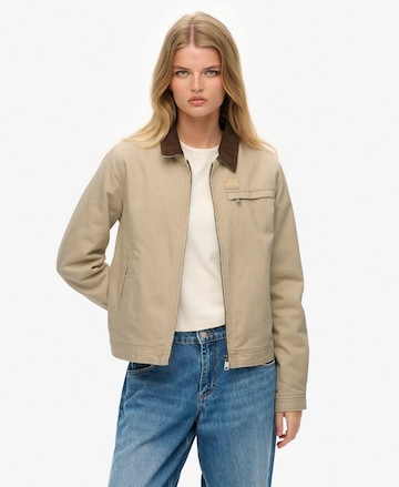 Veste mi-saison Superdry en marron