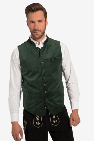 JP1880 Klederdracht gilet in Groen: voorkant