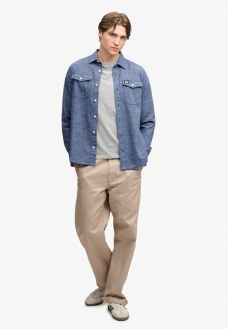 Fit confort Chemise Superdry & Co en bleu