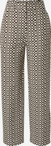 Wide Leg Pantalon 'Eske' LeGer by Lena Gercke en marron : devant