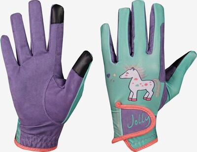 HORKA Handschuhe 'Jolly' in mint / lila / mischfarben, Produktansicht