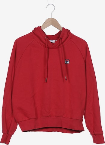 FILA Sweatshirt & Zip-Up Hoodie in M in Red: front