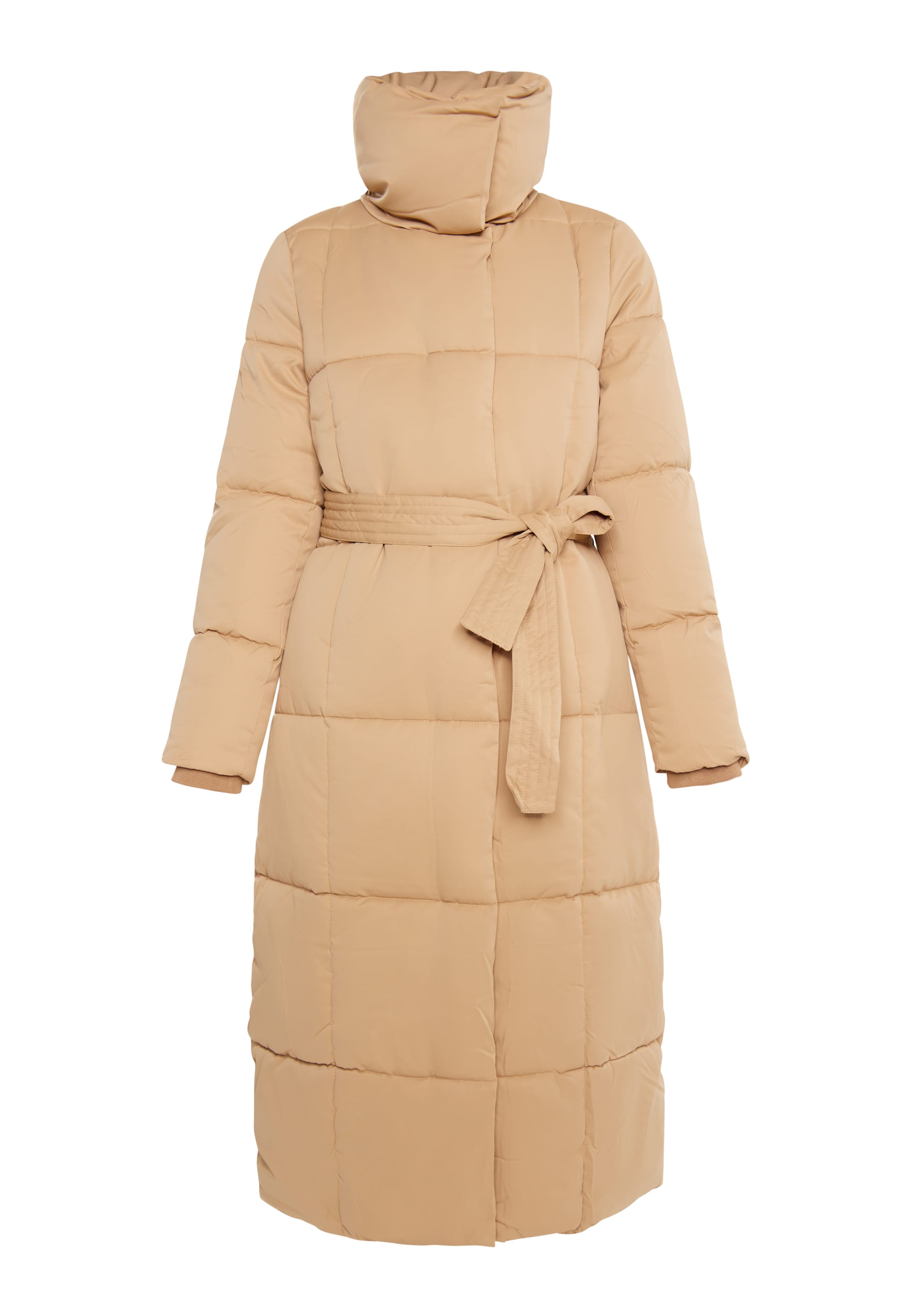 usha WHITE LABEL Vinterkappa 'Pryam' i beige: framsida