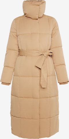 Manteau d’hiver 'Pryam' usha WHITE LABEL en beige : devant