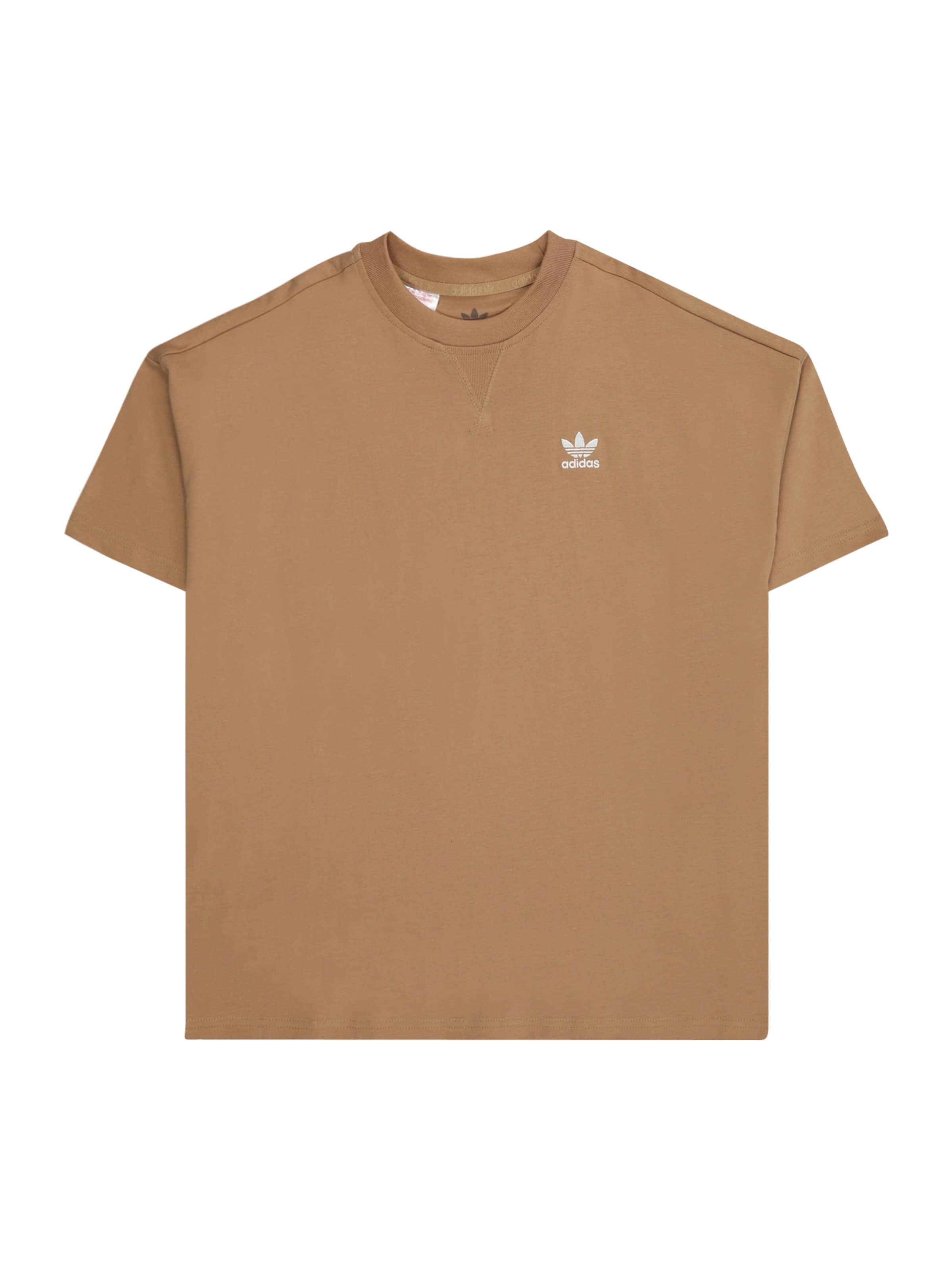 ADIDAS ORIGINALS - Camiseta en marrón: frente