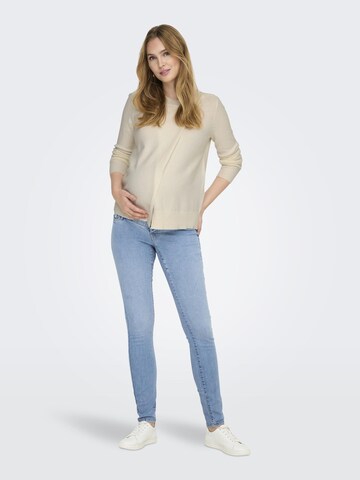 Only Maternity Skinny Jeans in Blauw