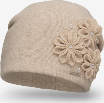 Vivisence Mütze '7053' in Beige: Vorderseite