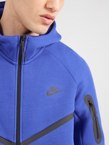 Nike Sportswear Ζακέτα φούτερ 'Tech Fleece' σε μπλε