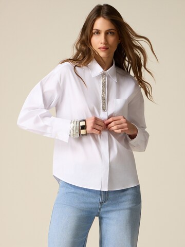 oltre Shirt in Wit: voorkant