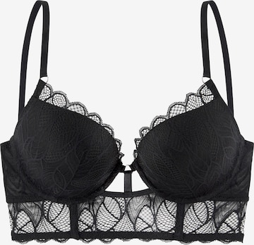 Reggiseno di LASCANA in nero: frontale