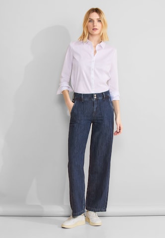 STREET ONE Wide leg Jeans in Blue