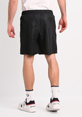 Sergio Tacchini Regular Stoffhose 'Rob' in Schwarz