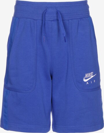 Nike Sportswear Trousers 'Air' in Blue: front