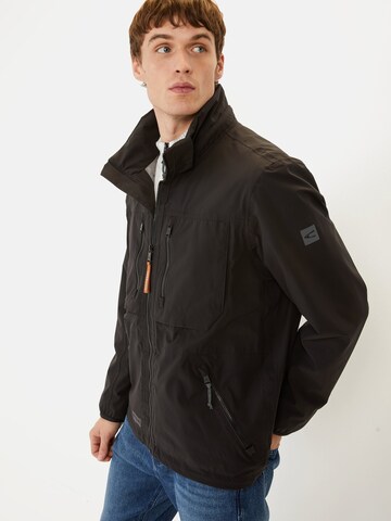 CAMEL ACTIVE TeXXXactive® Windbreaker mit abnehmbarer Kapuze in Schwarz