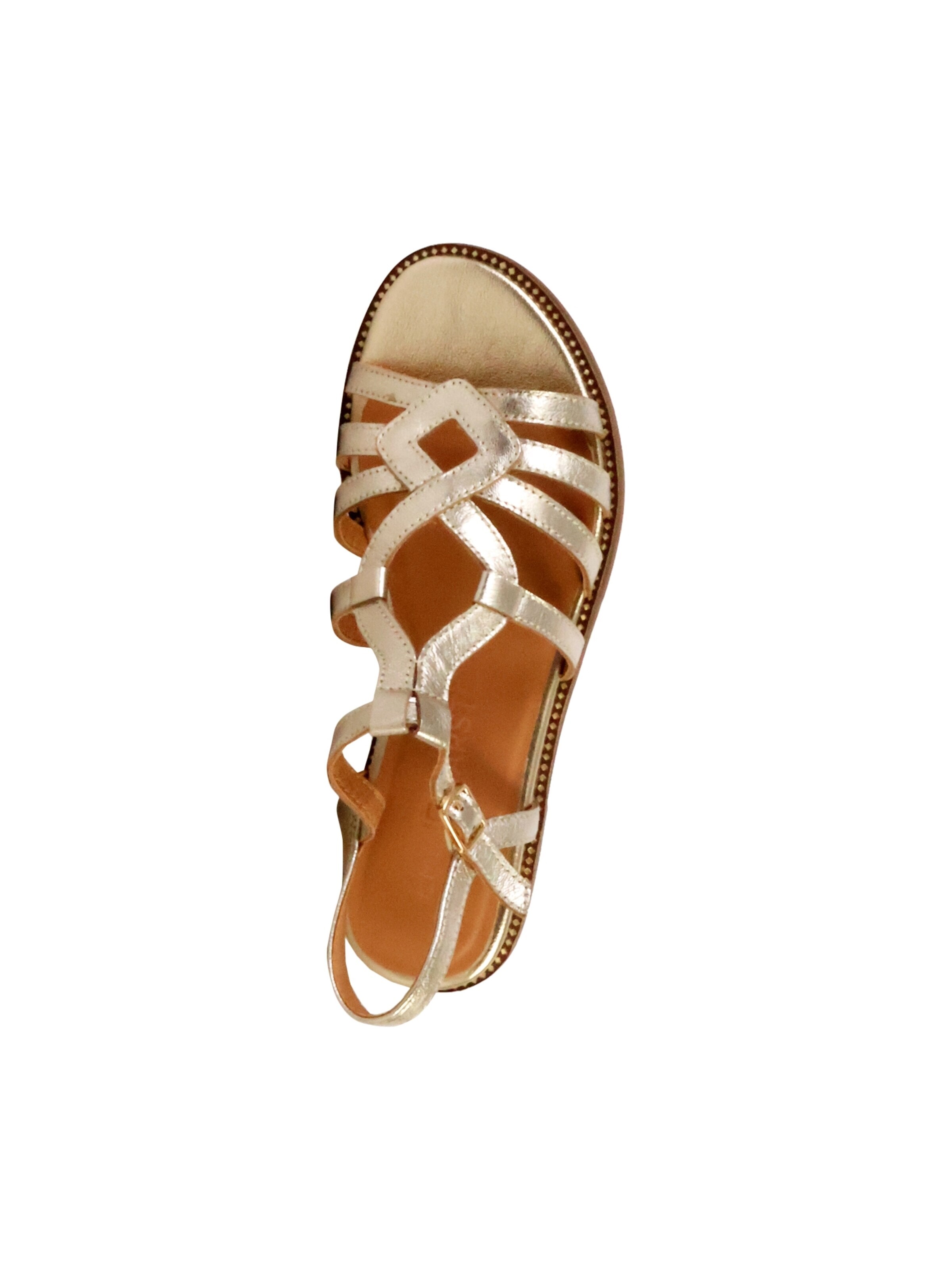 Emilie Karston Sandal 'Sabine-Ledersandalen' in Grey