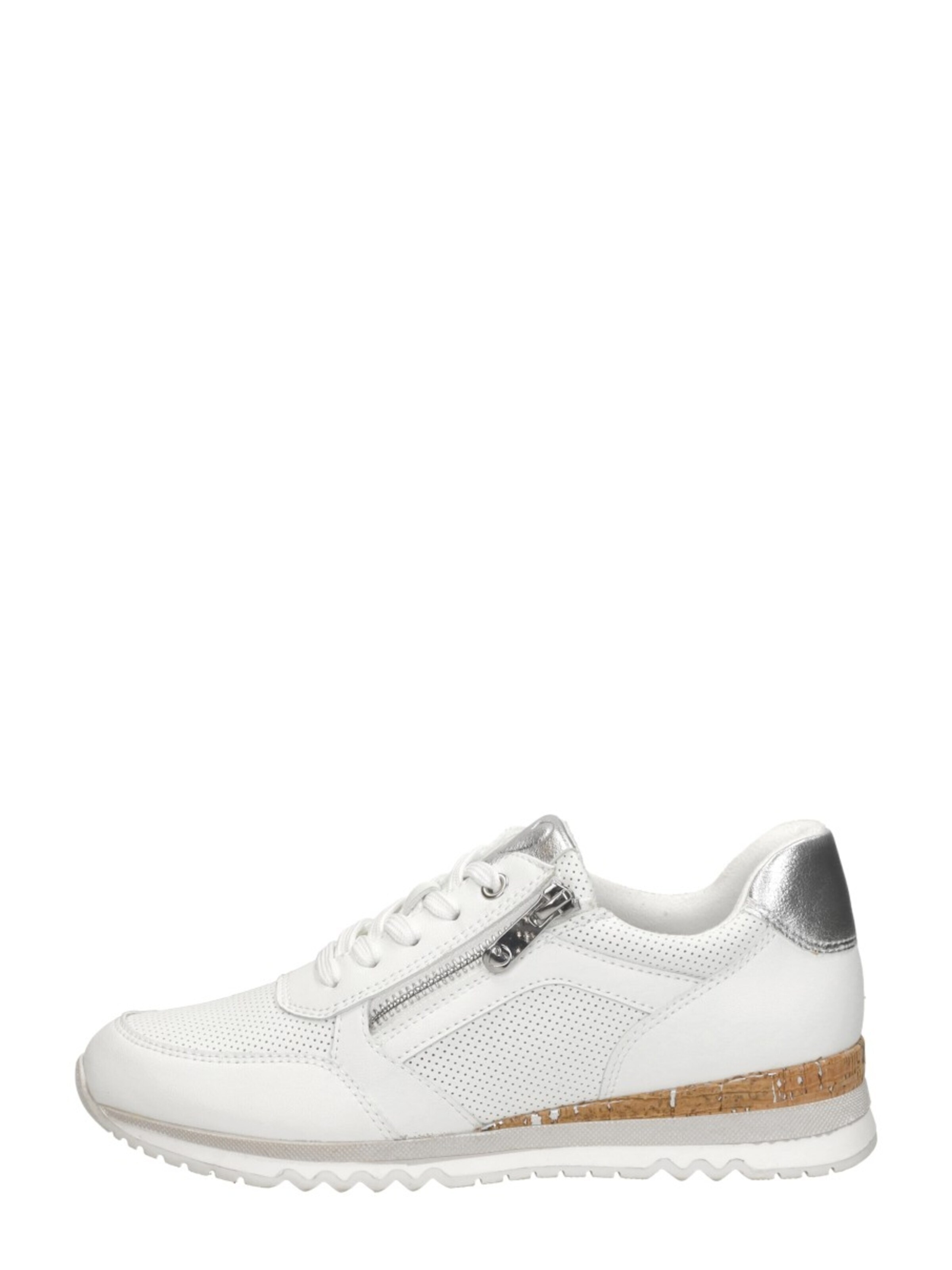 MARCO TOZZI Platform trainers 'Sneakers Laag' in White: front