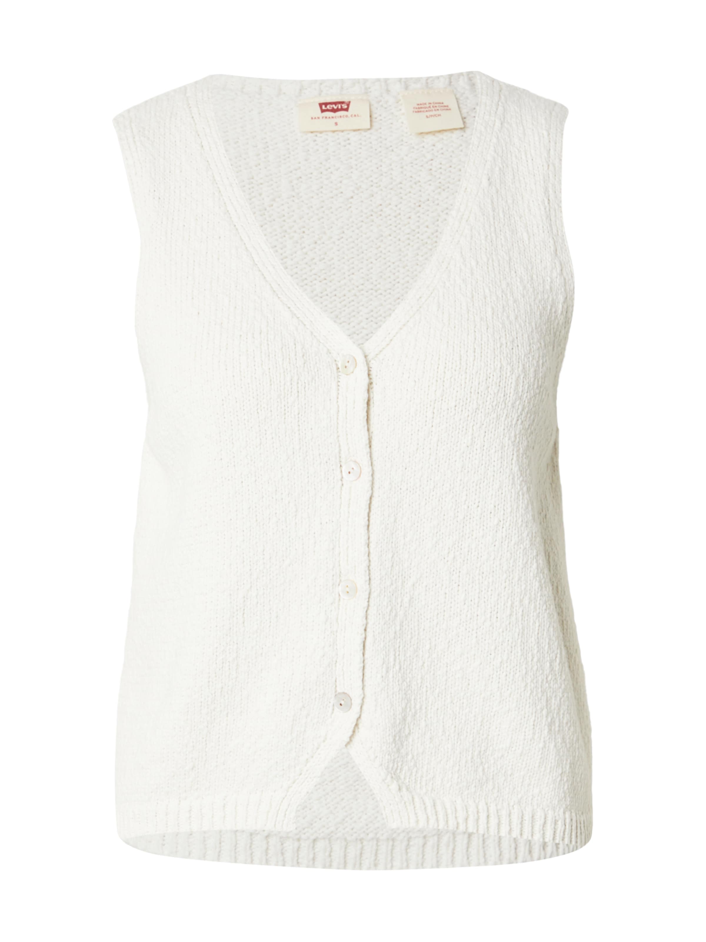 LEVI'S ® 'Helen Mini Boucle Vest' in Weiß: Vorderseite