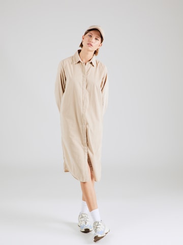 Robe-chemise KnowledgeCotton Apparel en gris : devant