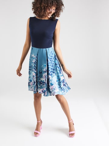 Robe SWING en bleu : devant