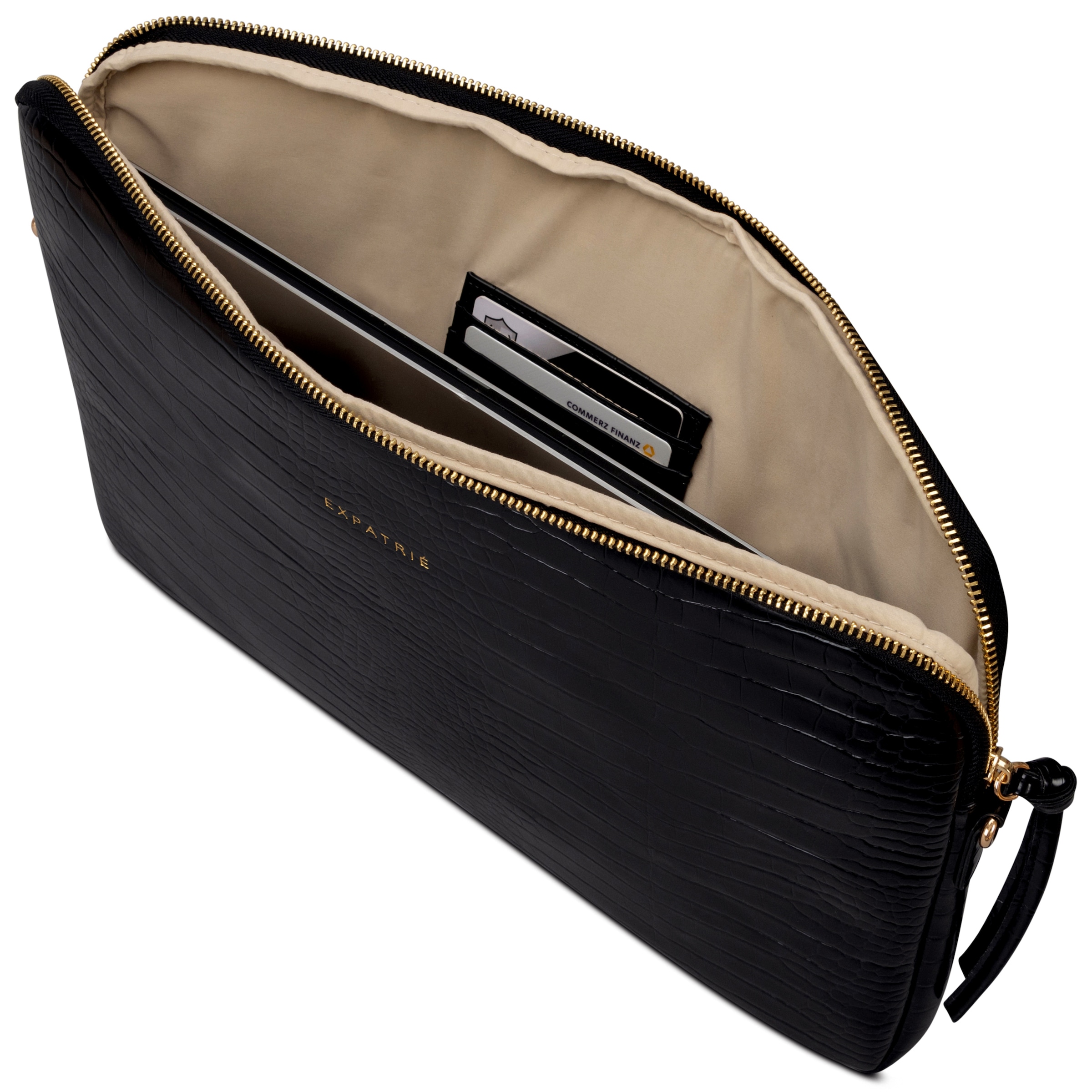 Expatrié Laptoptaske 'Marlene' i sort