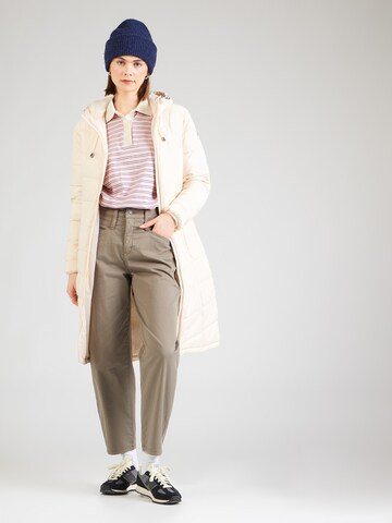 alife & kickin Wintermantel 'FrancesAK A' in Beige: voorkant