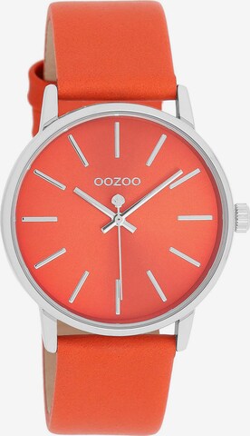 OOZOO Analog Watch in Orange: front