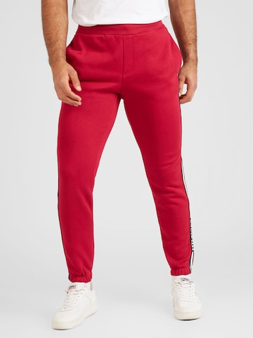 TOMMY HILFIGER Tapered Pants in Red: front