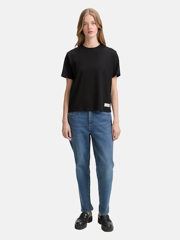 TOM TAILOR DENIM Shirt in Schwarz