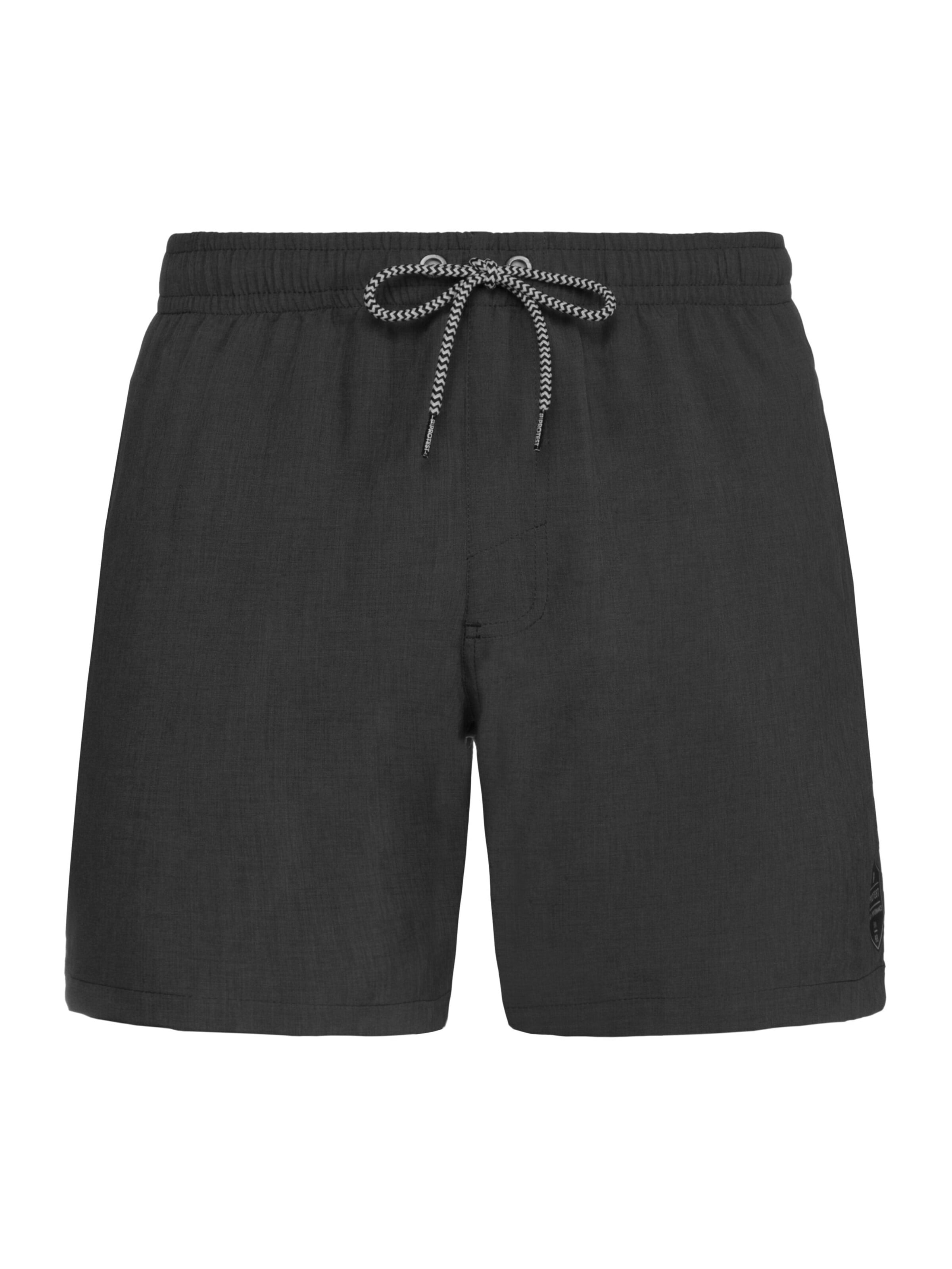 PROTEST Badeshorts 'Davey'‌‌‌‌‌‌ in Schwarz: Vorderseite
