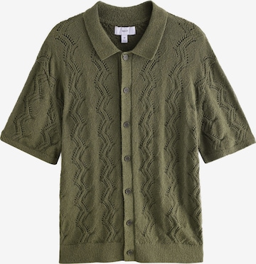 Next Neuletakki värissä vihreä: etupuoli