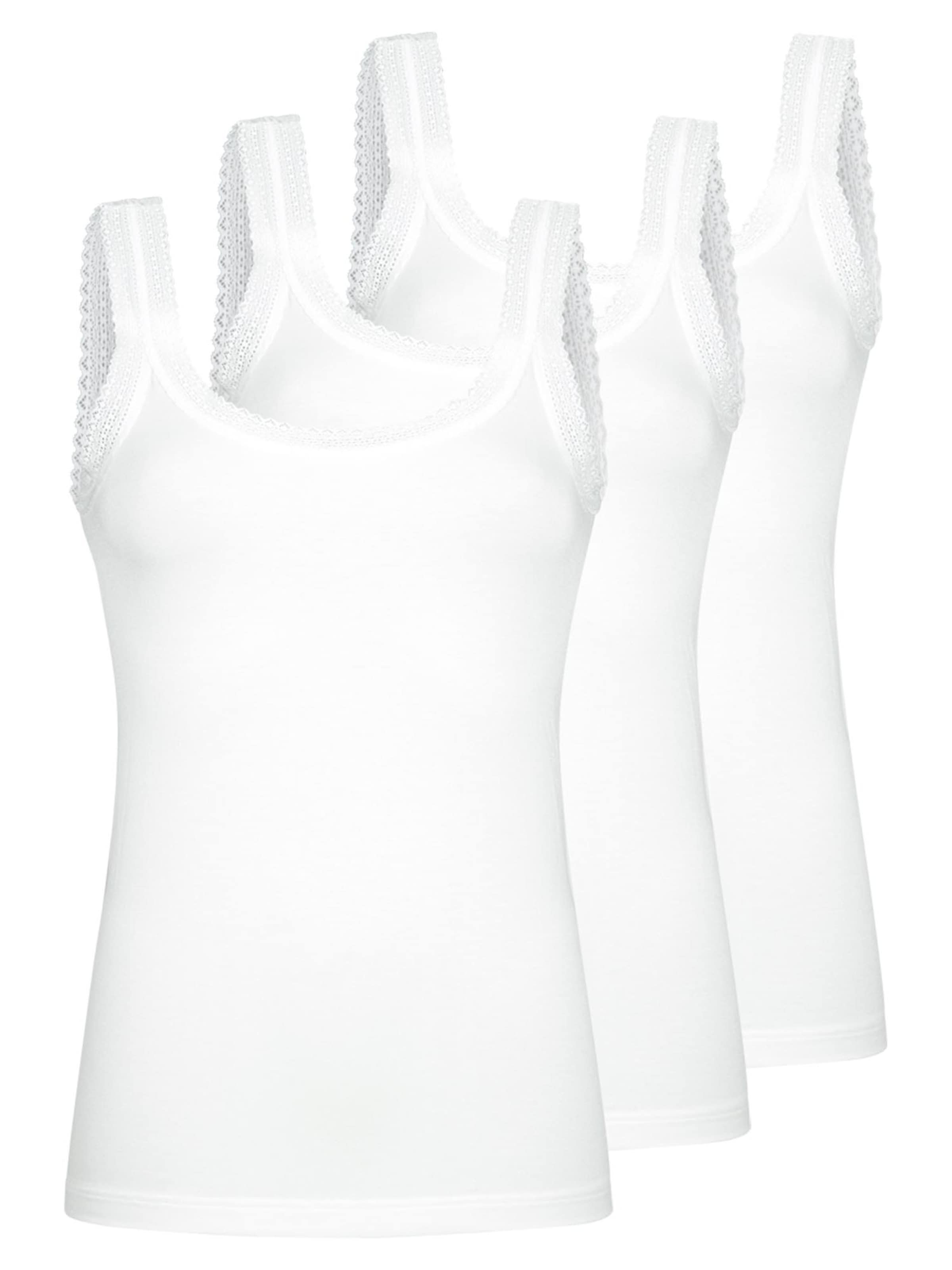 Mey Undershirt 'Modal Lace' in White: front
