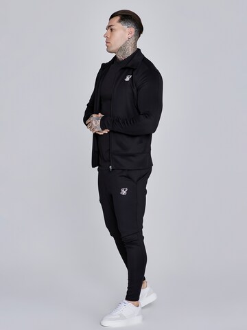 Veste de survêtement 'Essentials' SikSilk en noir