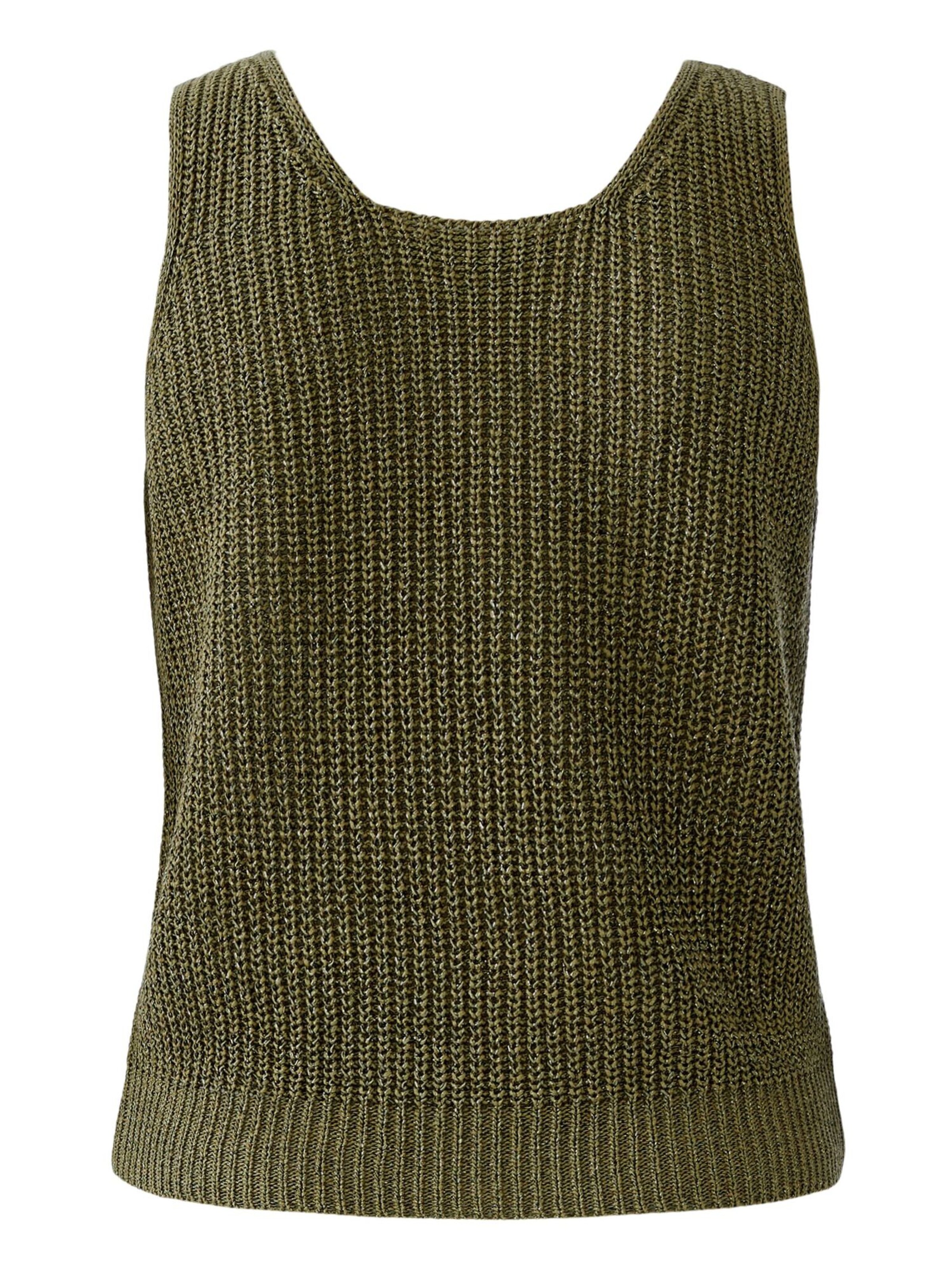 OUI Knitted Top in Green