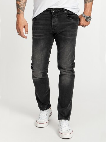 Rock Creek Regular Jeans in Black: front