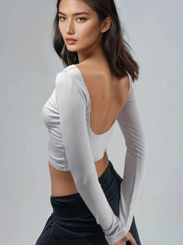 T-shirt Busem en beige : devant