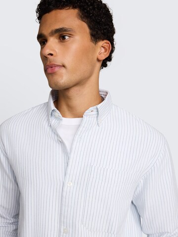 TOM TAILOR DENIM Comfort Fit Hemd in Blau