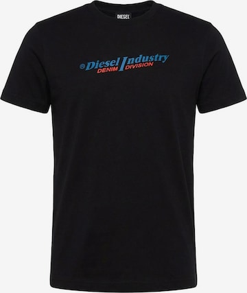 DIESEL Shirt 'T-Diegor New Industries' in Schwarz: Vorderseite