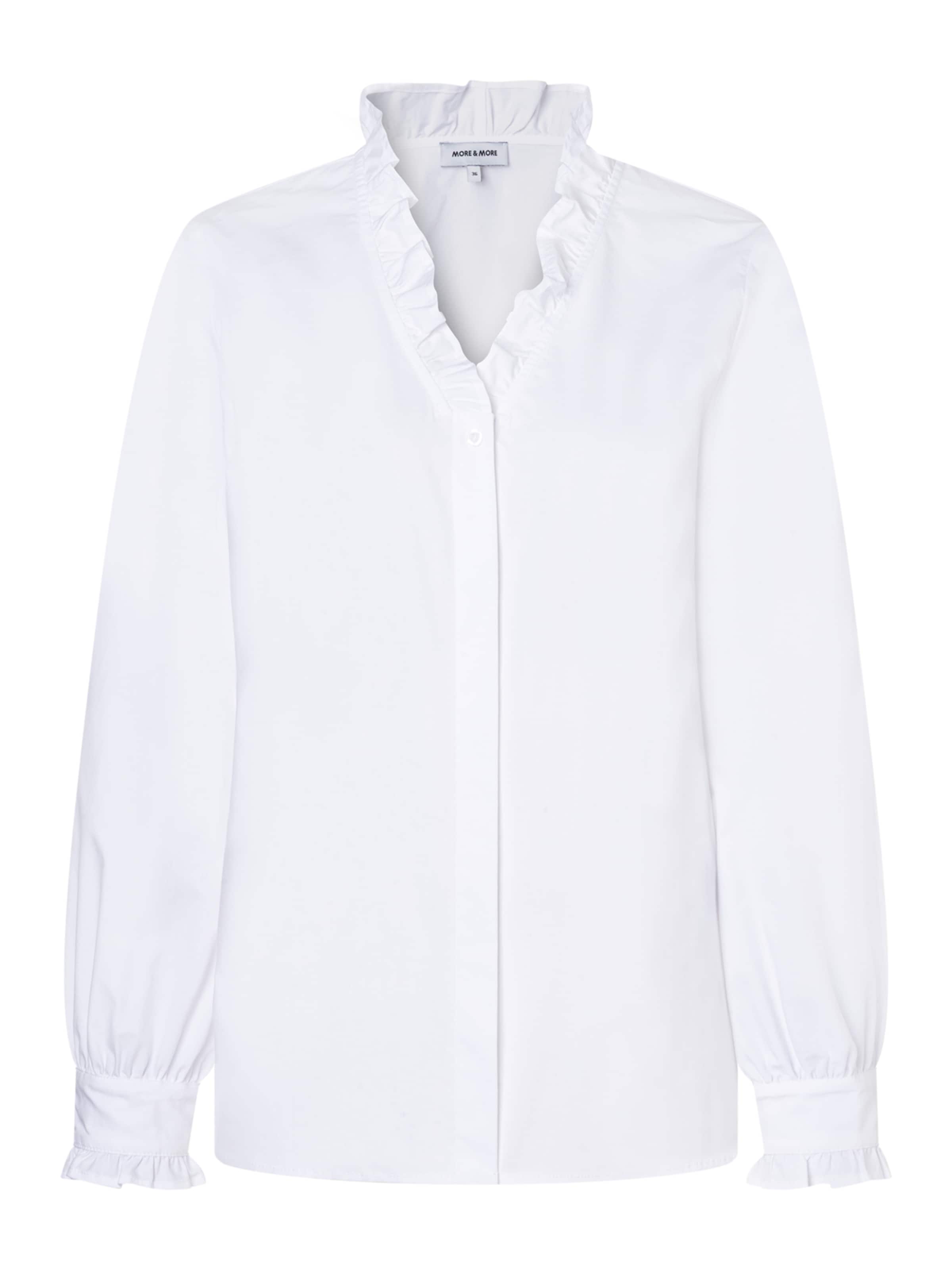 MORE & MORE Bluse in Weiß: Vorderseite
