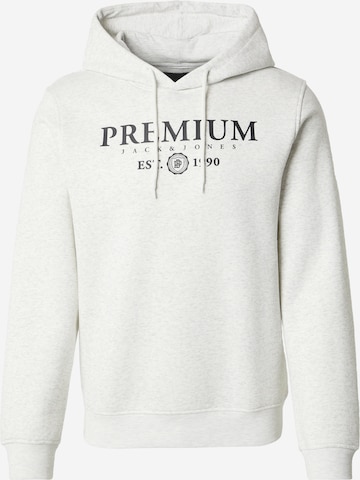 Sweat-shirt 'CHARLES' Jack & Jones Premium en blanc : devant