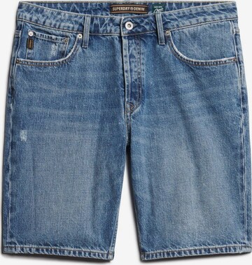 Superdry Regular Jeans in Blauw: voorkant